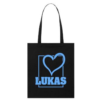 Lukas - Stanley/Stella Bio-Stoffbeutel - Schwarz - Vorne