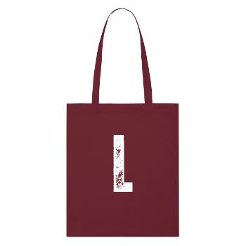 L - Stanley/Stella Organic Tote Bag - burgundy - Front
