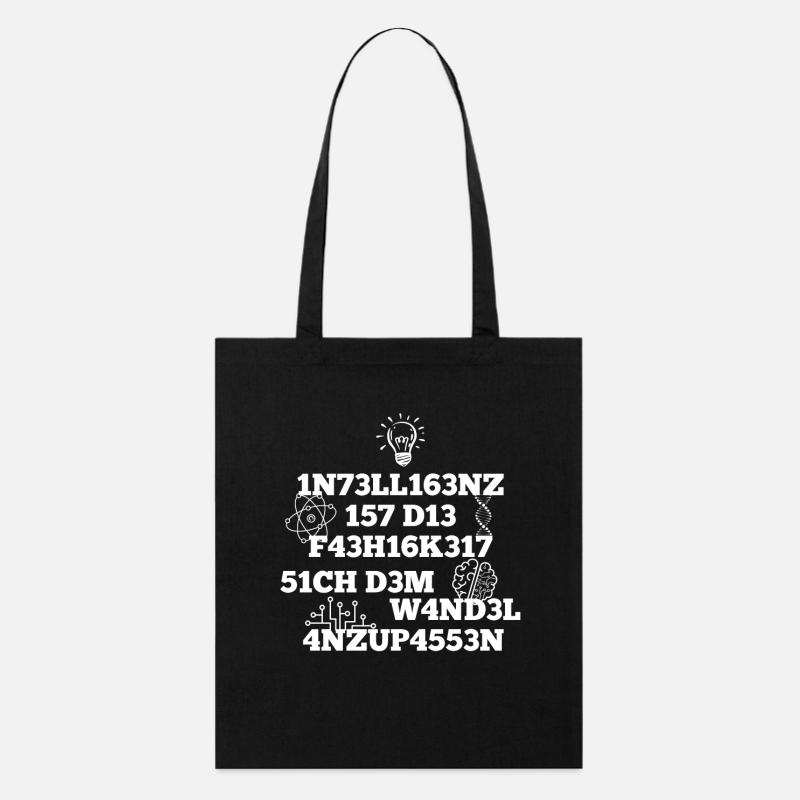 Intelligenz - Stanley/Stella Bio-Stoffbeutel - Schwarz