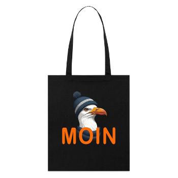 MOIN - Stanley/Stella Bio-Stoffbeutel - Schwarz - Vorne