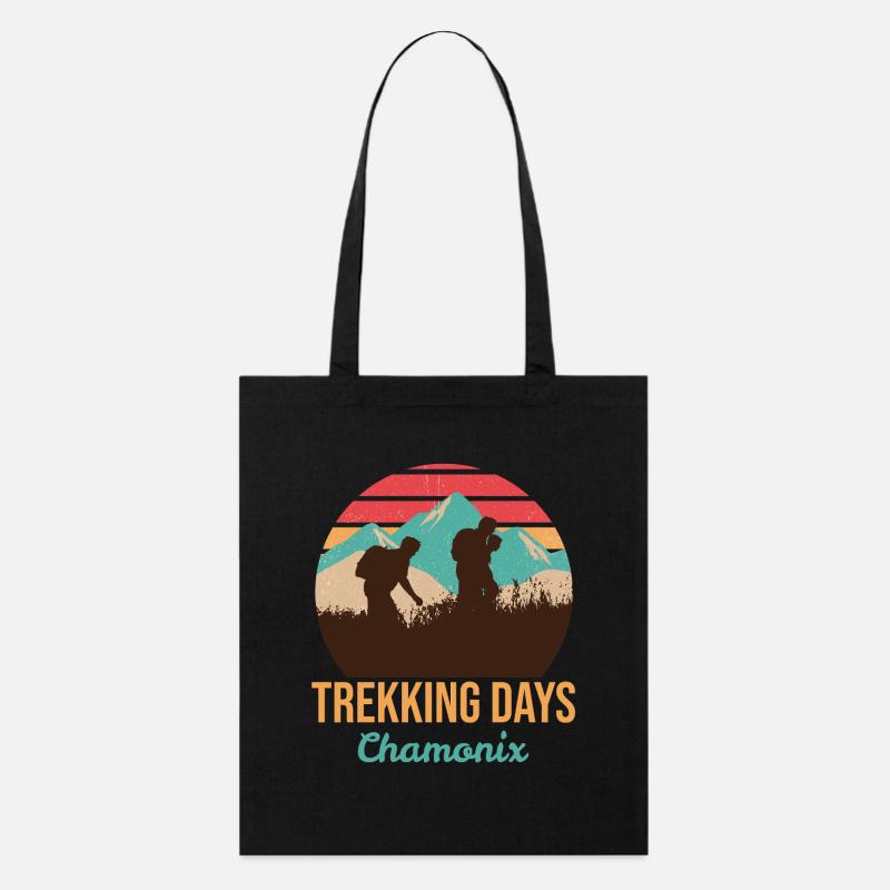 Trekking days 2 Chamonix - Tote bag bio Stanley/Stella - noir