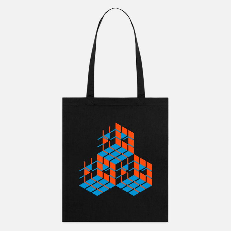 Cube - Tote bag bio Stanley/Stella - noir