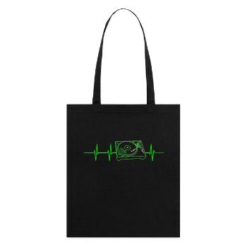 Turntable Frequency - Stanley/Stella Organic Tote Bag - black - Back