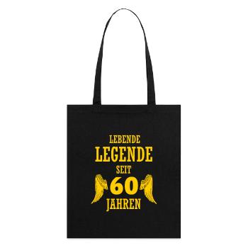 Living Legend 60 Years 60th Birthday Funny - Stanley/Stella Organic Tote Bag - black - Back