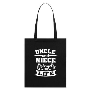 Oncle et nièce amis pour la vie - Tote bag bio Stanley/Stella - noir - Dos