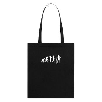 Farmer evolution farmer pitchfork pitchfork - Tote bag bio Stanley/Stella - noir - Dos