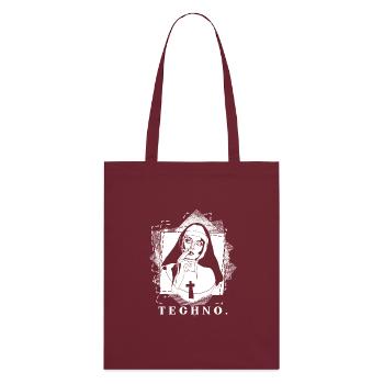 Religion techno - Tote bag bio Stanley/Stella - bordeaux - Dos