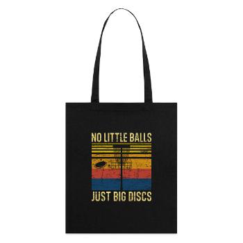 Disc Golf Retro - Tote bag bio Stanley/Stella - noir - Dos