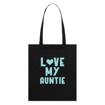 Auntie - Stanley/Stella Organic Tote Bag - black - Back