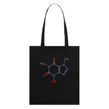 Formule Caféine - Tote bag bio Stanley/Stella - noir - Dos