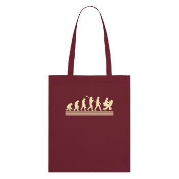 Hygiénistes dentaires Evolution - Tote bag bio Stanley/Stella - bordeaux - Dos