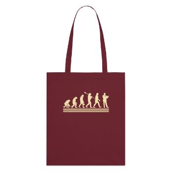 Marketing-manager-evolution - Stanley/Stella Bio-Stoffbeutel - Burgunderrot - Hinten