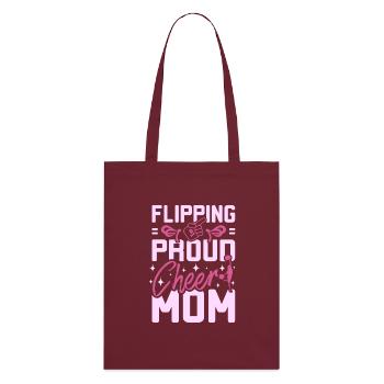 Retourner fièrement applaudir maman - Tote bag bio Stanley/Stella - bordeaux - Dos