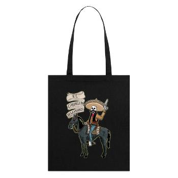 El Caballero de la muerte - Stanley/Stella Organic Tote Bag - black - Back
