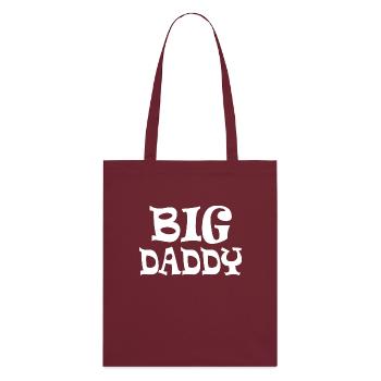 Big daddy - Stanley/Stella Organic Tote Bag - burgundy - Back