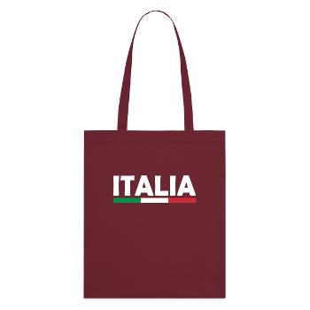 Drapeau de l’Italie - Tote bag bio Stanley/Stella - bordeaux - Dos