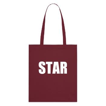 Star - Tote bag bio Stanley/Stella - bordeaux - Dos