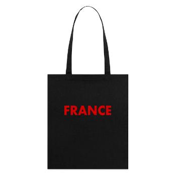 France - Stanley/Stella Bio-Stoffbeutel - Schwarz - Hinten