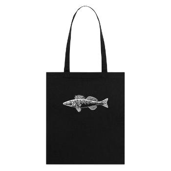 pike-perch - Stanley/Stella Organic Tote Bag - black - Back