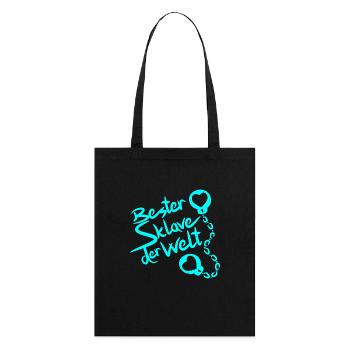 Best Slave in the World Say Erotic Sexuality - Stanley/Stella Organic Tote Bag - black - Back