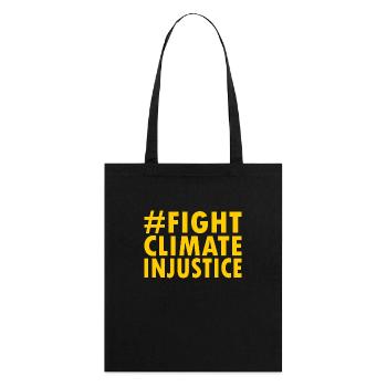 Fight climate injustice - Tote bag bio Stanley/Stella - noir - Dos