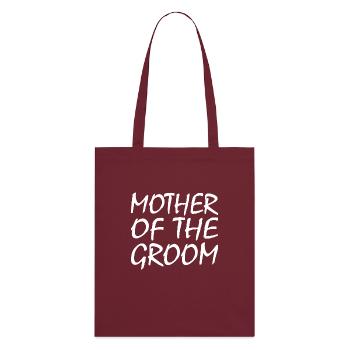 Mother of the groom - Tote bag bio Stanley/Stella - bordeaux - Dos