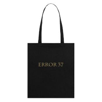 Error 37 - Stanley/Stella Bio-Stoffbeutel - Schwarz - Hinten
