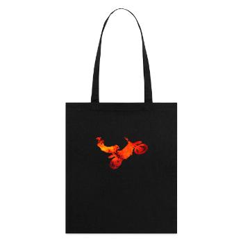 MotorCross Jump - Stanley/Stella Organic Tote Bag - black - Back
