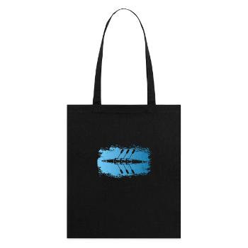 row - Stanley/Stella Organic Tote Bag - black - Back