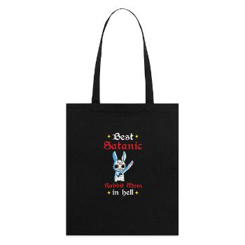 Lapin Mama en Enfer Gothique Lapin Maléfique - Tote bag bio Stanley/Stella - noir - Dos