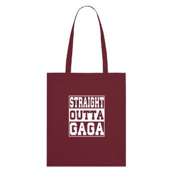 Gaga Ball dit drôle - Tote bag bio Stanley/Stella - bordeaux - Dos