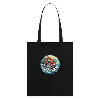 Dragon chinois - Tote bag bio Stanley/Stella - noir - Dos