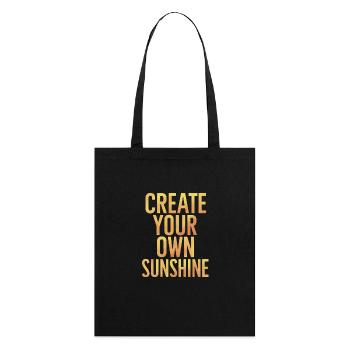 Créez votre propre ensoleillement - Tote bag bio Stanley/Stella - noir - Dos