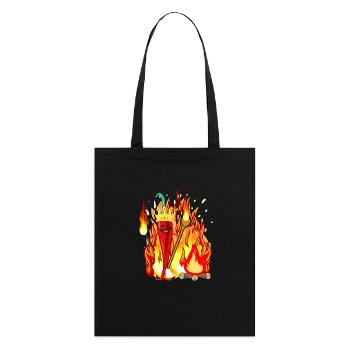 Chilli pod paprika fiery hot cook spicy - Stanley/Stella Organic Tote Bag - black - Back