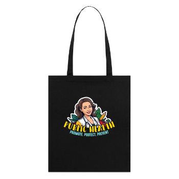 Éducateur en santé publique Promouvoir la conseillère - Tote bag bio Stanley/Stella - noir - Dos