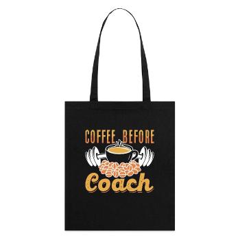 Health Coach Coffee Phys Ed Teacher Coffee Lover - Stanley/Stella Bio-Stoffbeutel - Schwarz - Hinten