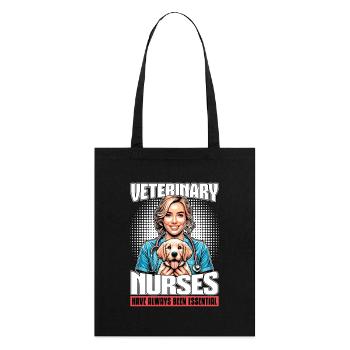 Veterinary Nurses Have Always Been Veterinarian - Stanley/Stella Bio-Stoffbeutel - Schwarz - Hinten