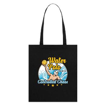 Water-polo : l’art du chaos contrôlé : les sports de balle - Tote bag bio Stanley/Stella - noir - Dos