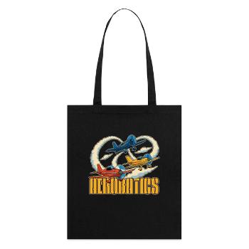 Aerobatic Pilot Aerobatics Airplane Enthusiast - Stanley/Stella Organic Tote Bag - black - Back