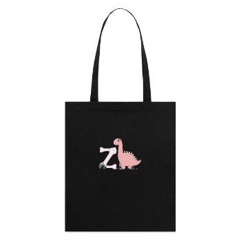 Buchstabe Z - Stanley/Stella Bio-Stoffbeutel - Schwarz - Hinten