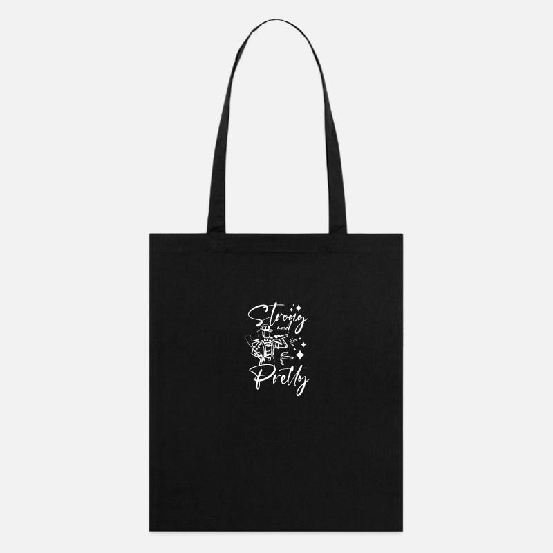 Pompier forte et jolie - Tote bag bio Stanley/Stella - noir