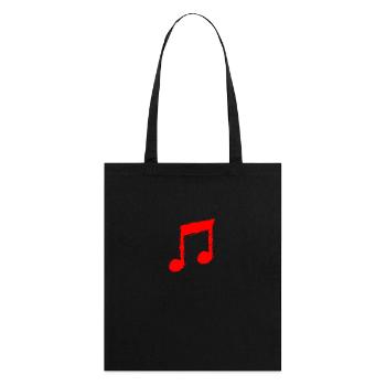 Note de musique - Tote bag bio Stanley/Stella - noir - Dos