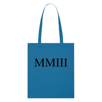 2003 - Stanley/Stella Organic Tote Bag - royal blue - Front