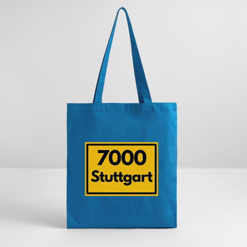 OLD POSTCODE POSTCODE RETRO 7000 STUTTGART SCHWABE Stanley/Stella Organic Tote Bag