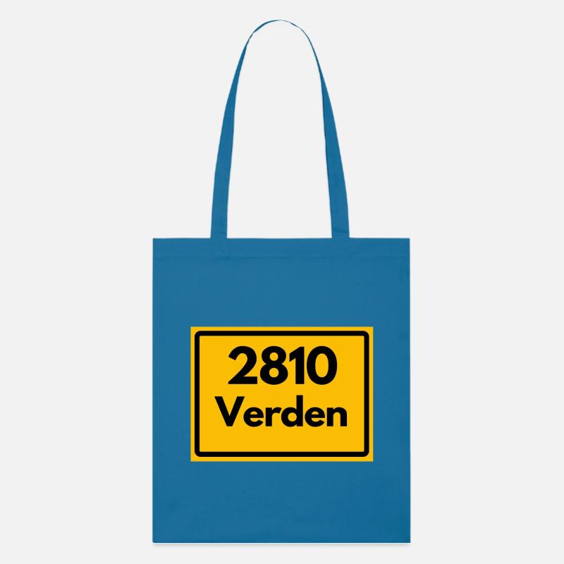 ANCIEN CODE POSTAL RÉTRO 2810 VERDEN PFERDEDOM - Tote bag bio Stanley/Stella - bleu royal