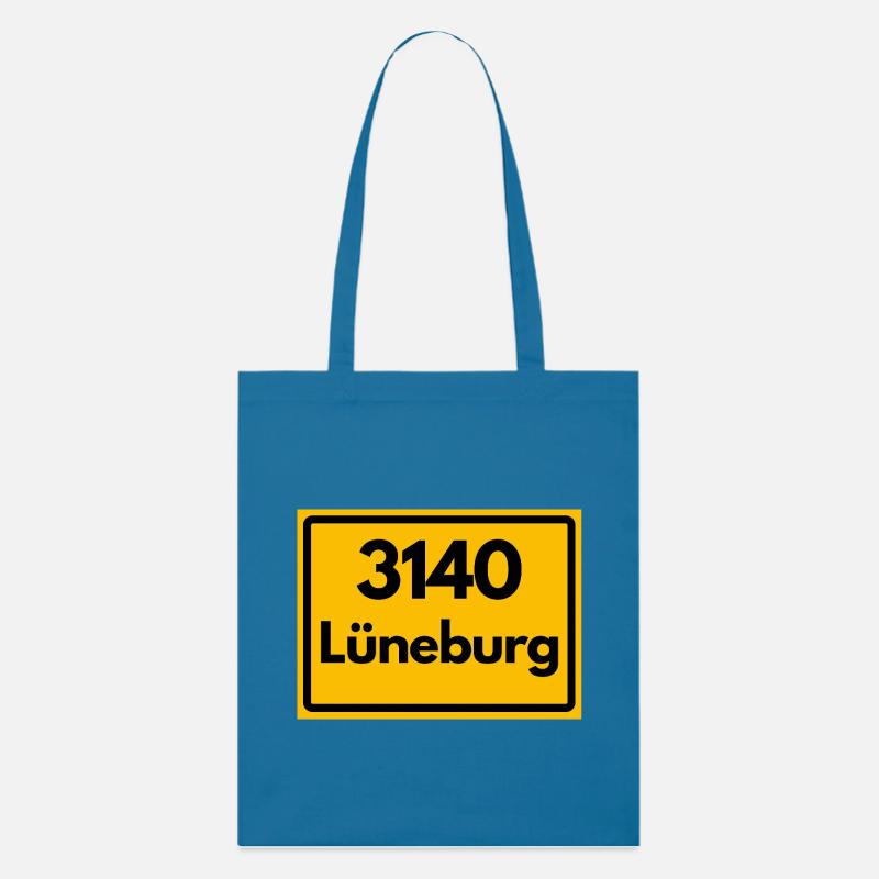 OLD POSTCODE POSTCODE RETRO 3140 LÜNEBURG – SALZ - Stanley/Stella Organic Tote Bag - royal blue