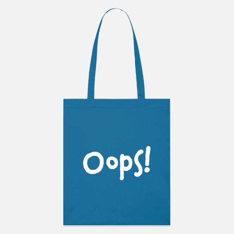 Oops! - Stanley/Stella Bio-Stoffbeutel - Königsblau