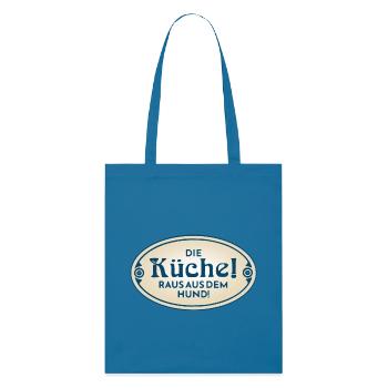 Cuisine chien Cuisine chien cuisine Cuisinier Antique - Tote bag bio Stanley/Stella - bleu royal - Devant