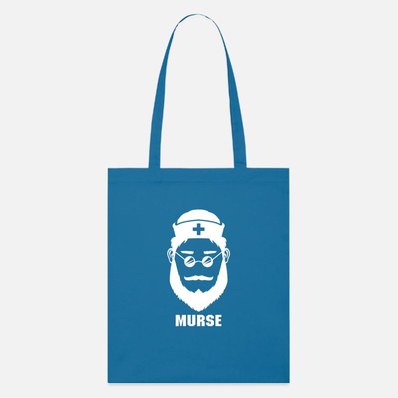 Krankenpfleger - "Male Nurse = MURSE" - Geschenk - Stanley/Stella Bio-Stoffbeutel - Königsblau