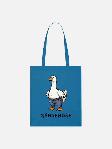 Gänsehose - Stanley/Stella Bio-Stoffbeutel - Königsblau